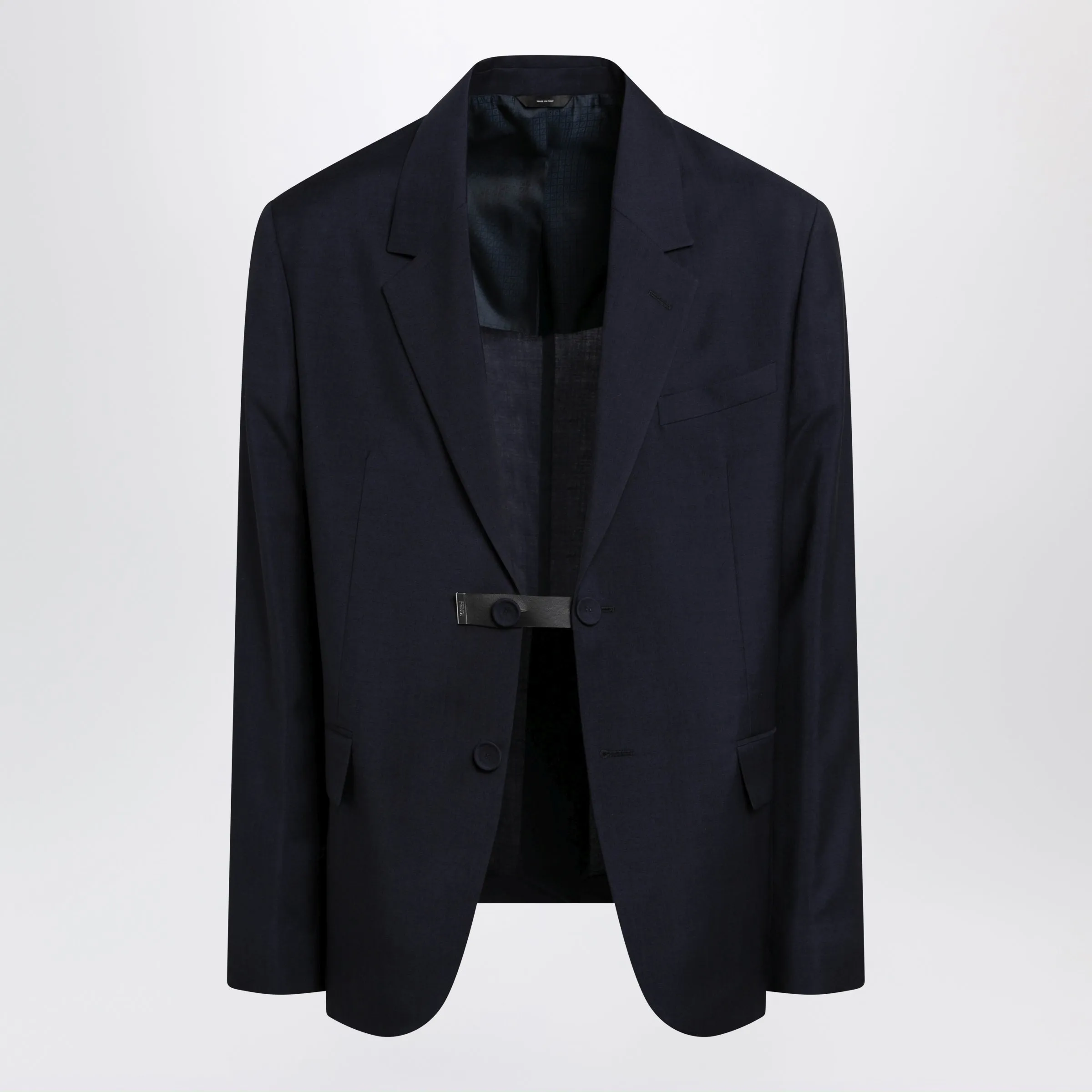 Dark Blue Wool Jacket sold by Wanan Luxury