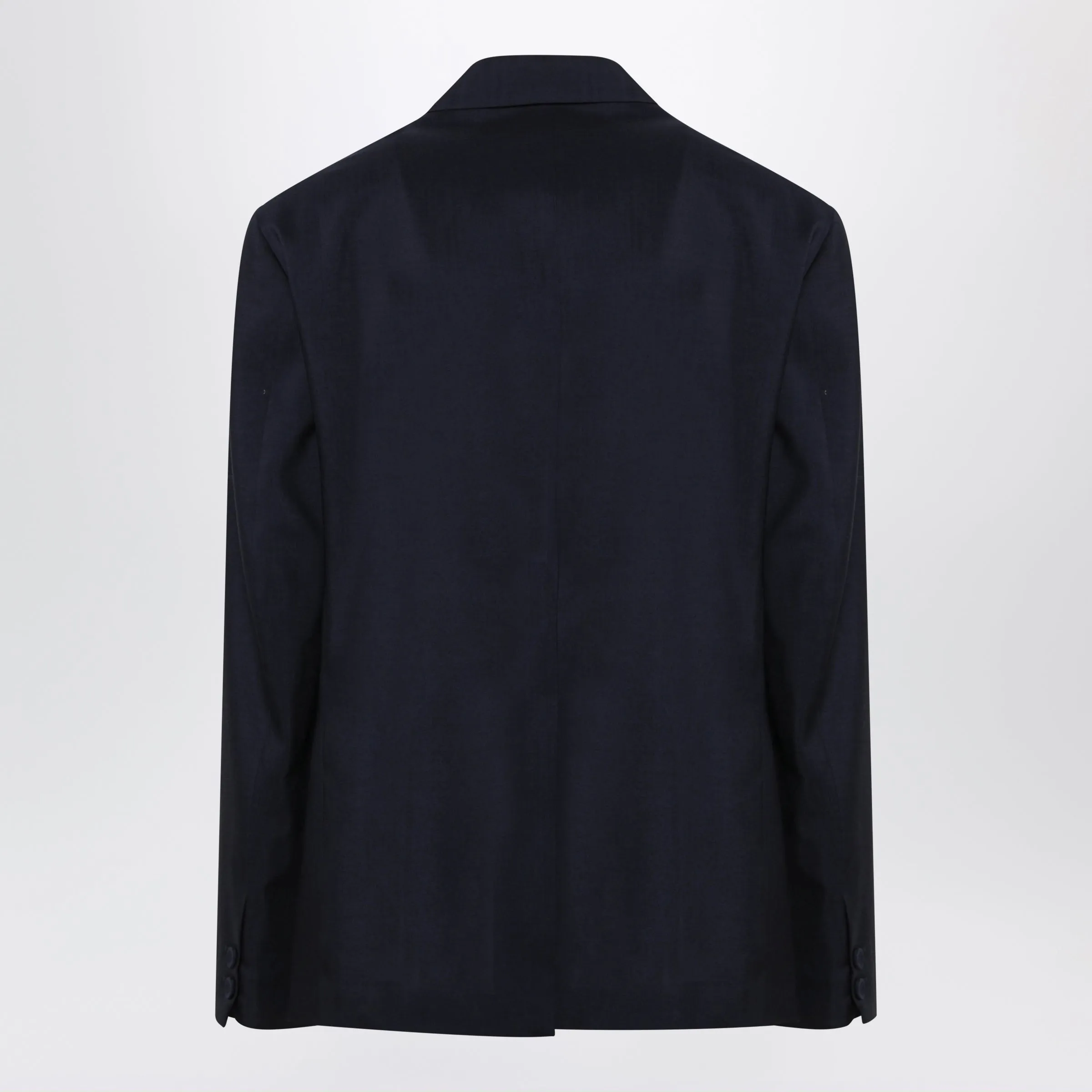 Dark Blue Wool Jacket sold by Wanan Luxury product image thumbnail 2