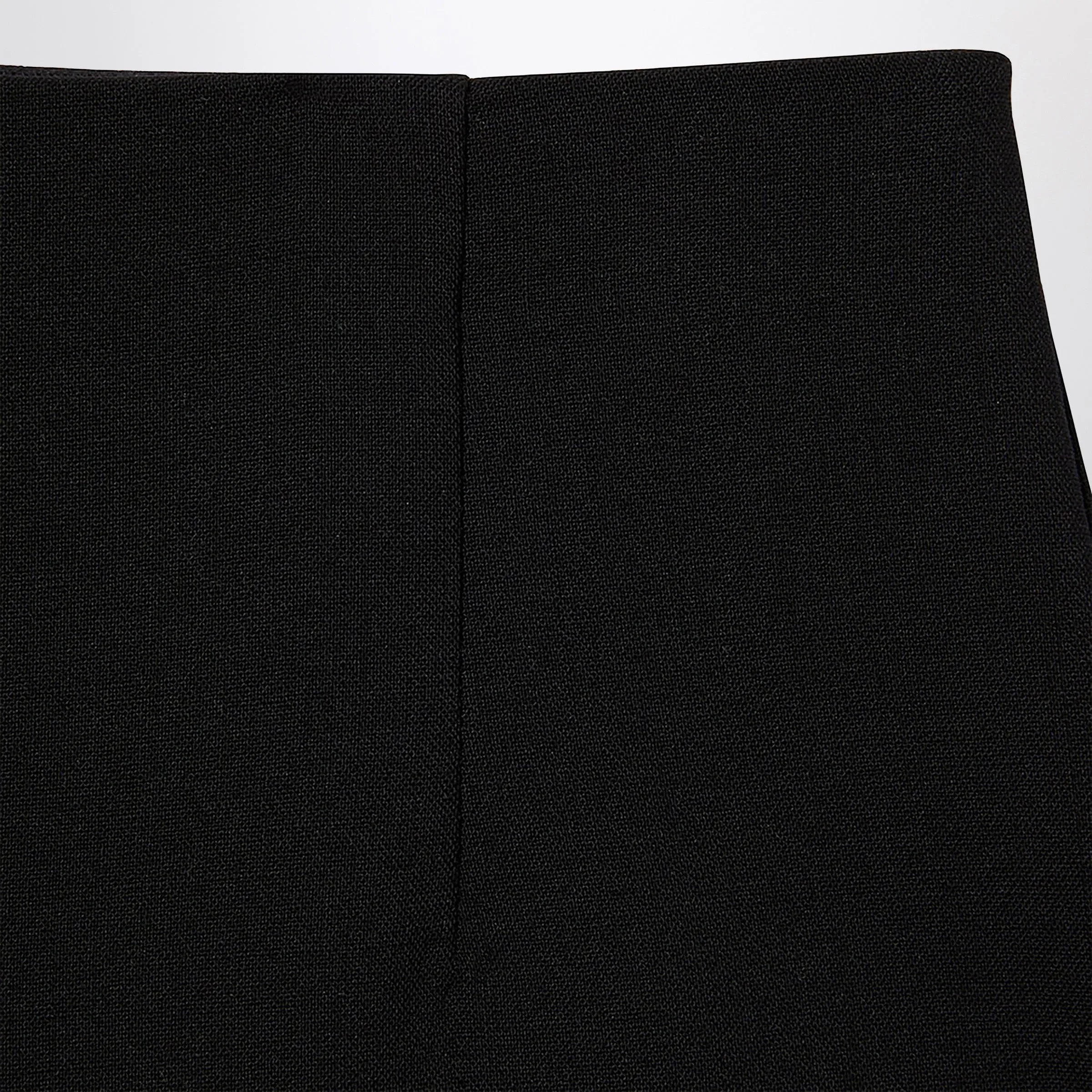 Black Stretch Technical Wool Trousers sold by Wanan Luxury product image thumbnail 2