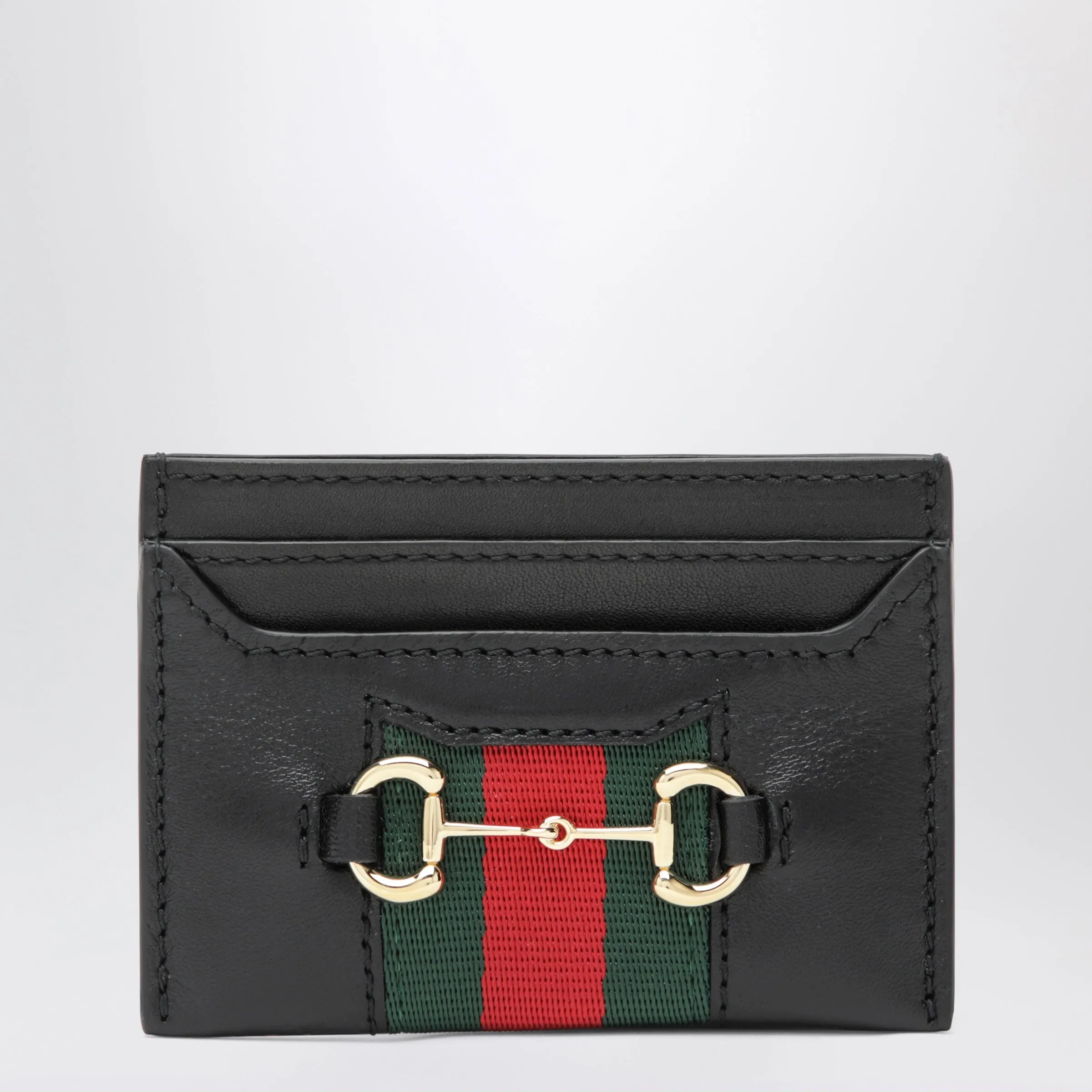 Web Cardholder With Horsebit In Leather sold by Wanan Luxury