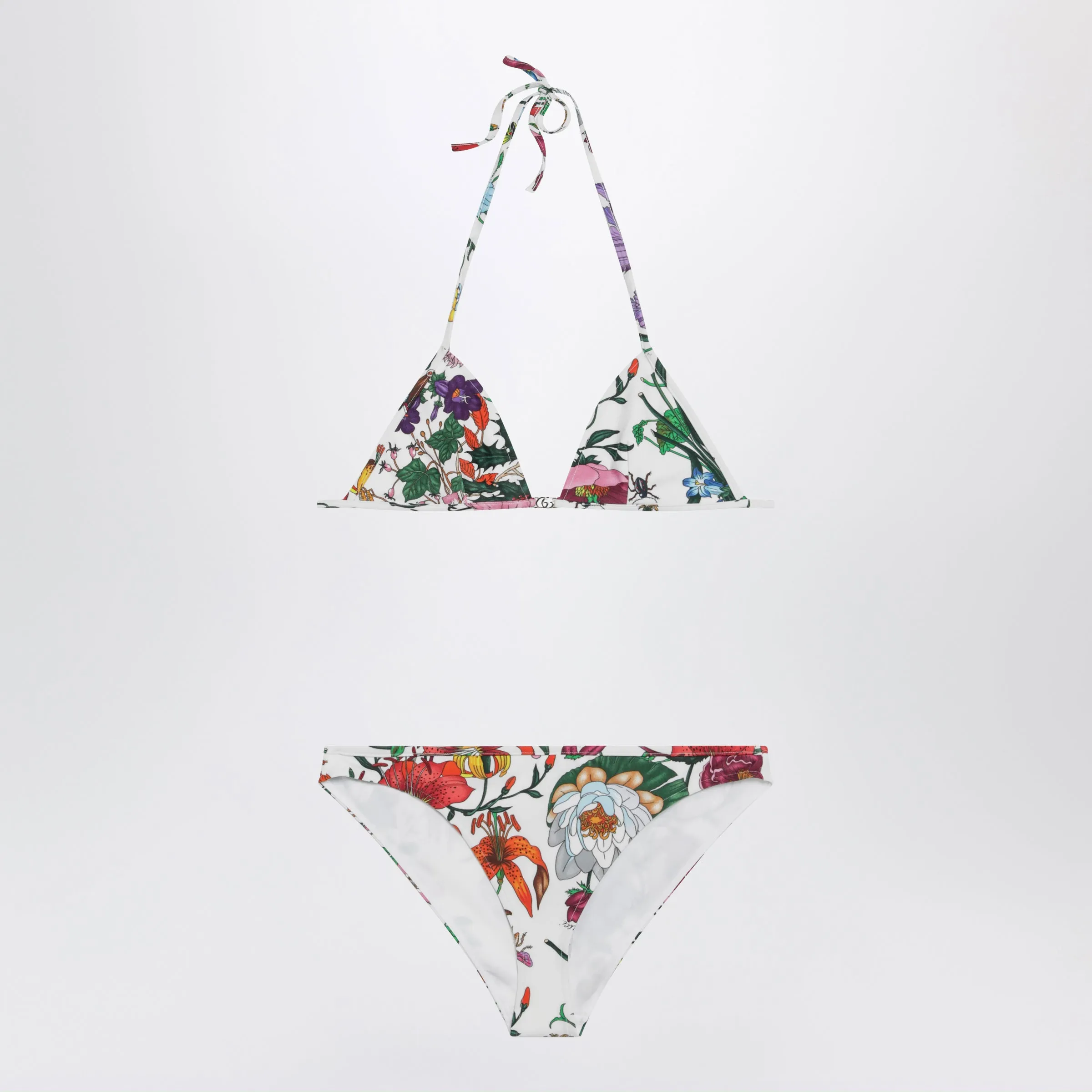 Sparkling Jersey Bikini With Gucci Flora Print sold by Wanan Luxury