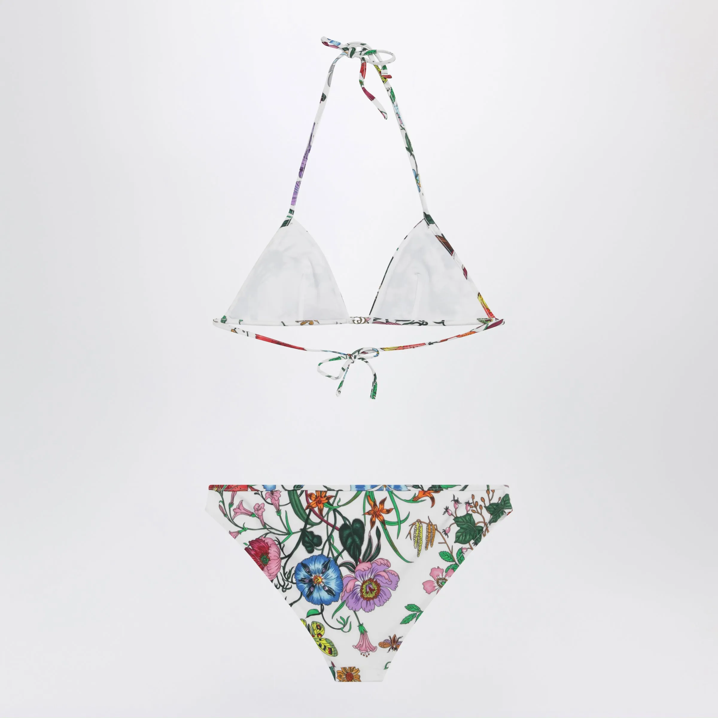Sparkling Jersey Bikini With Gucci Flora Print sold by Wanan Luxury product image thumbnail 2