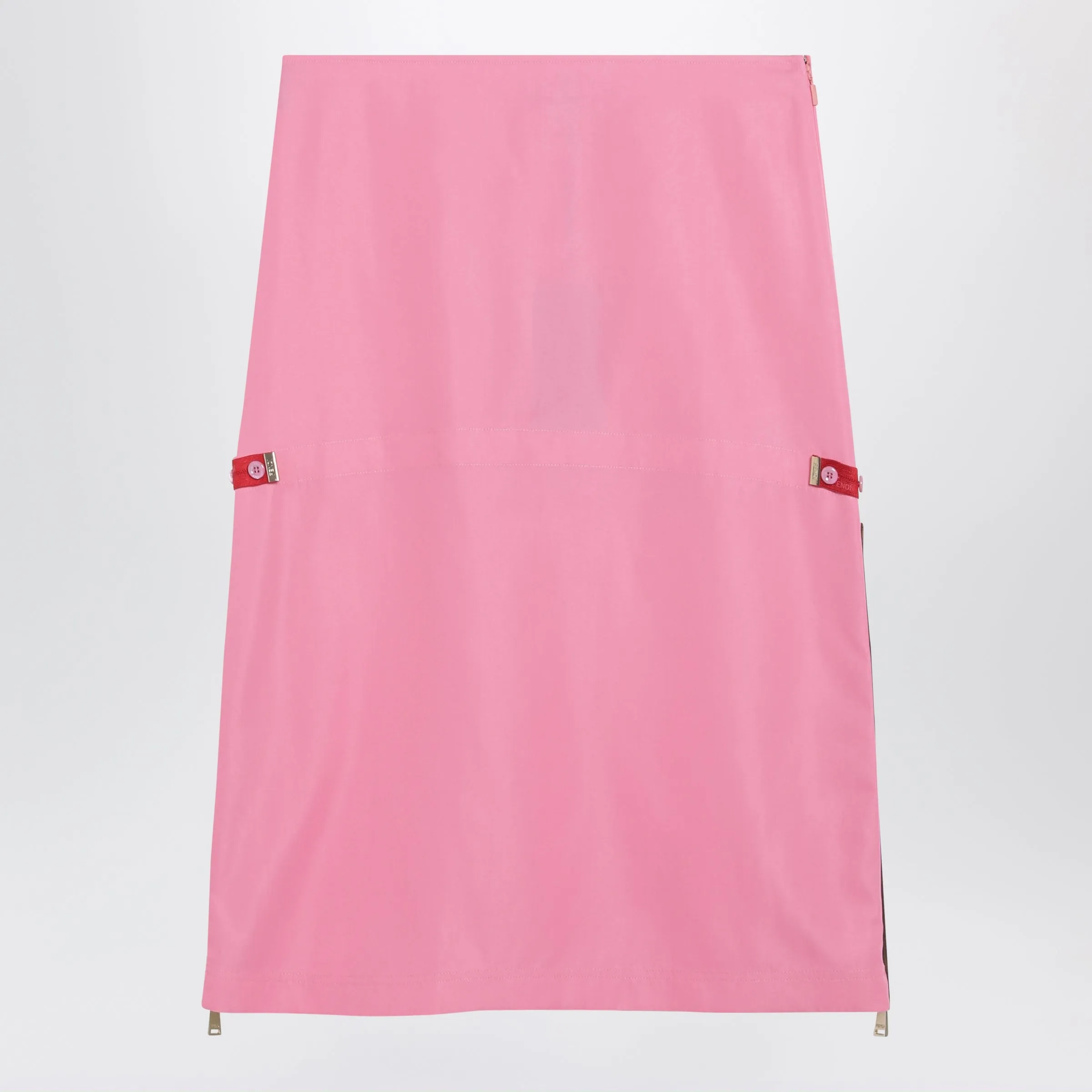 Pink Technical Viscose Skirt sold by Wanan Luxury
