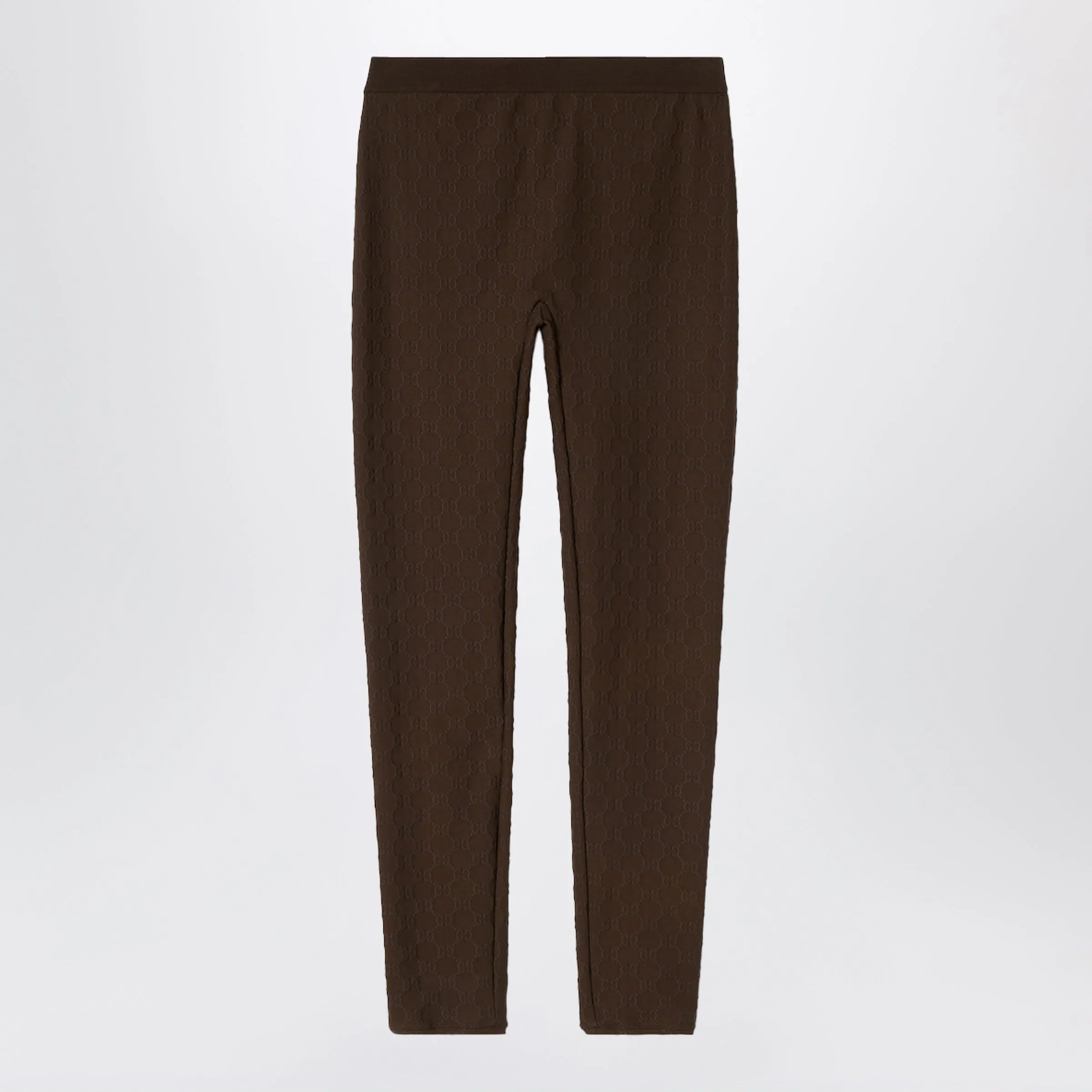 Brown Gg Jacquard Jersey Leggings sold by Wanan Luxury