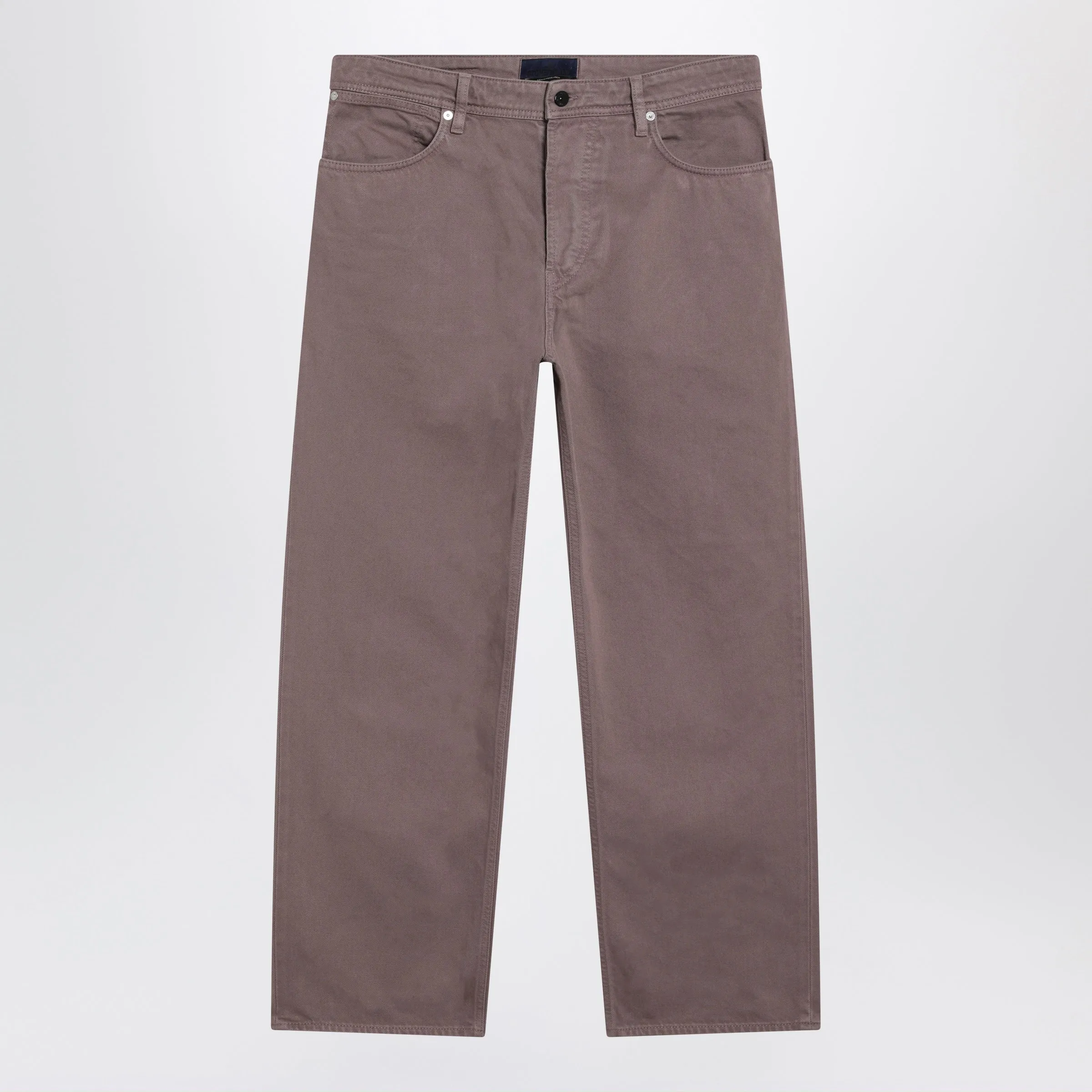 Purple/Grey Cotton Trousers sold by Wanan Luxury