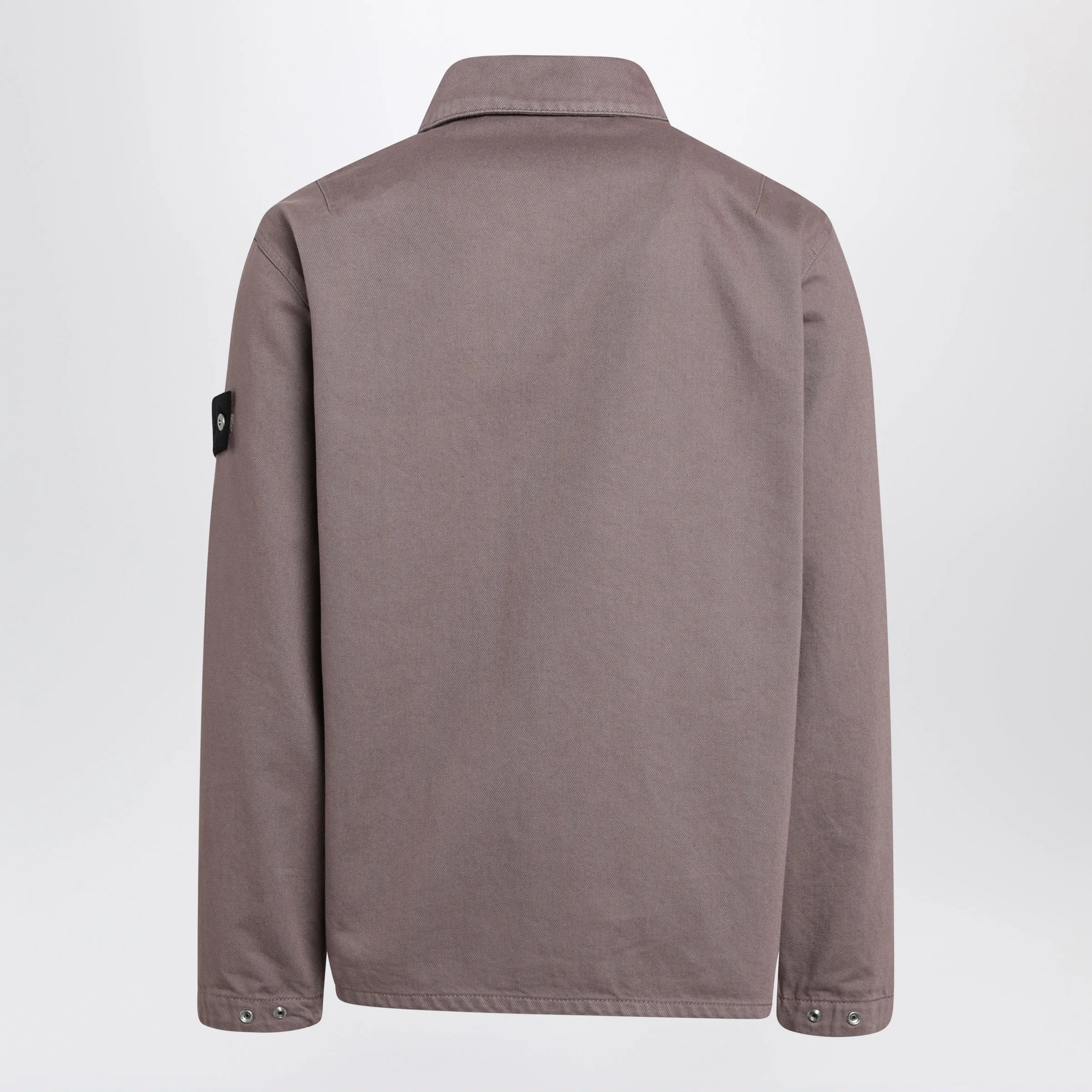 Purple/Grey Cotton Shirt Jacket sold by Wanan Luxury product image thumbnail 2