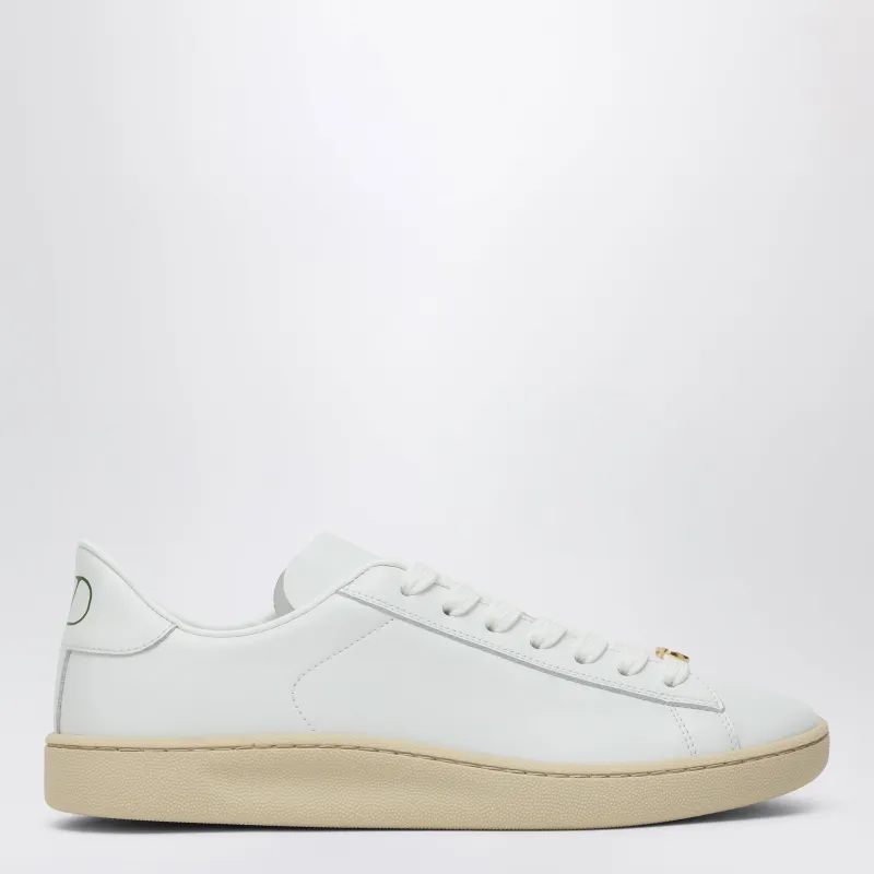 White Leather Royco Sneakers made by Valentino Garavani