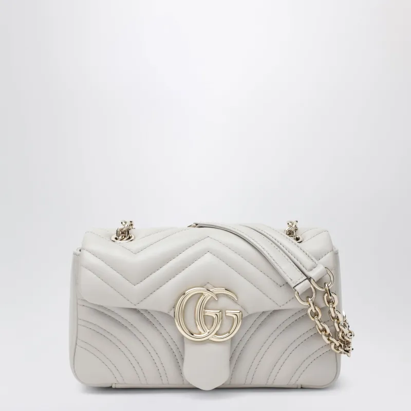 Small White Gg Marmont Shoulder Bag made by Gucci