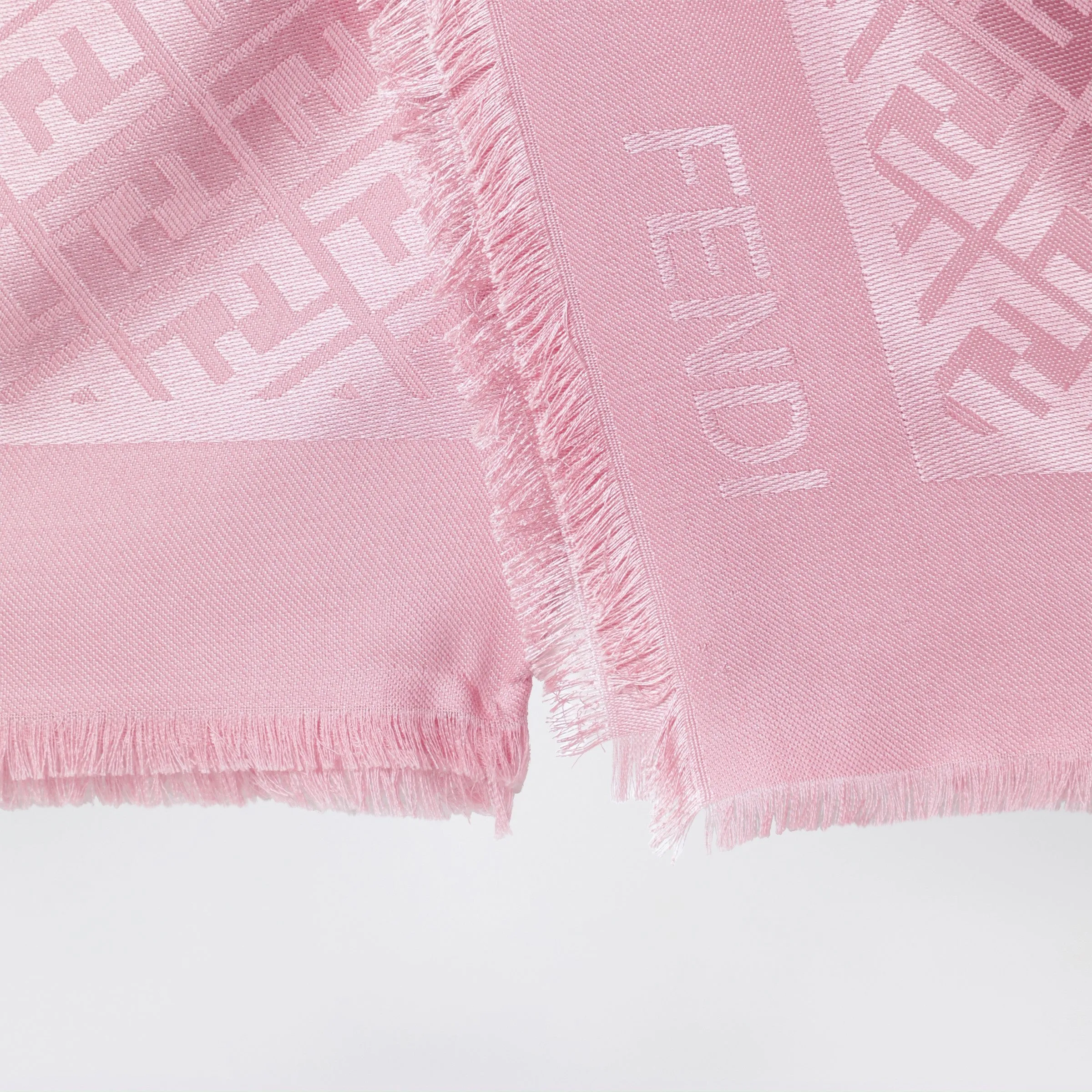 Pink Silk And Wool Shawl sold by Wanan Luxury product image thumbnail 2