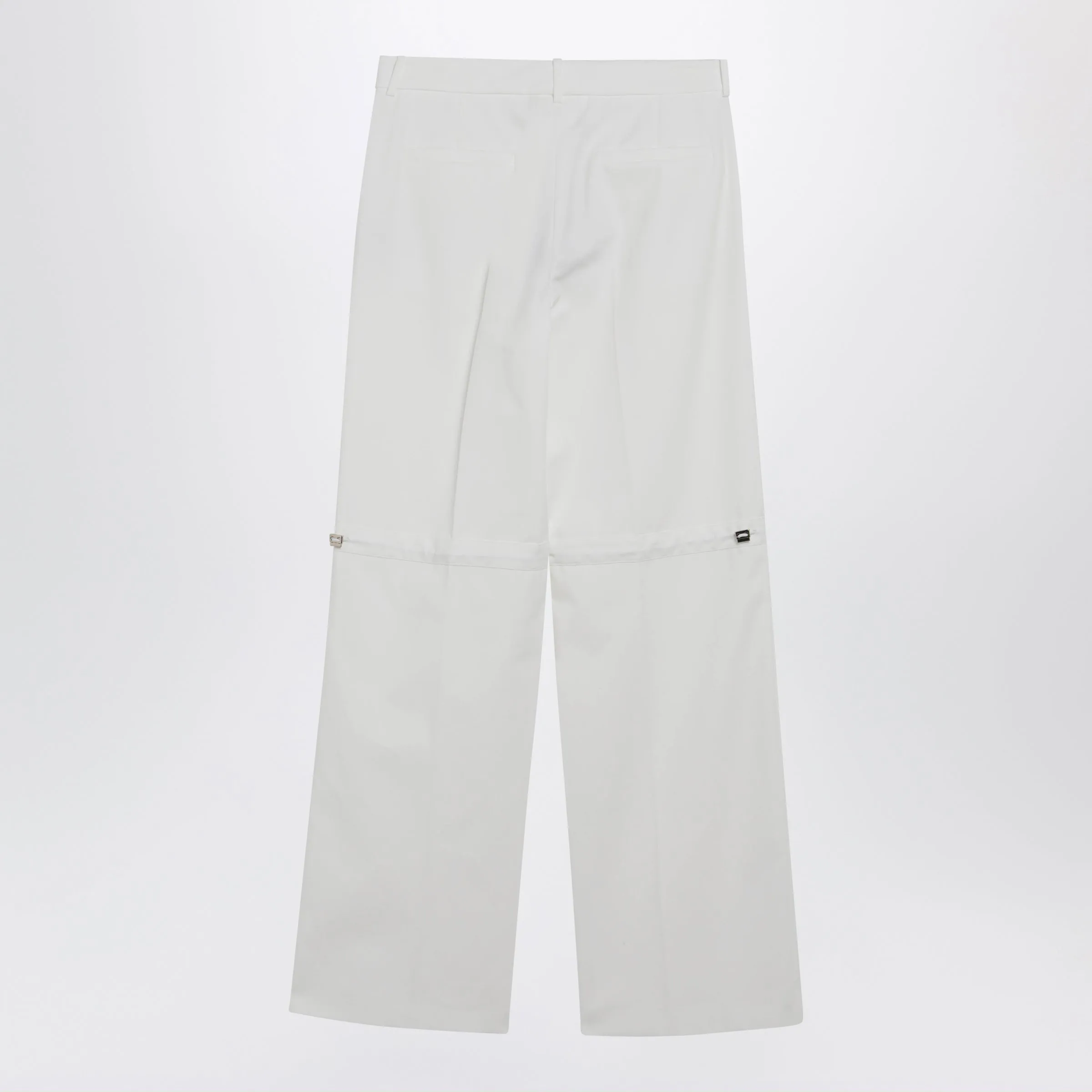 White Cotton Trousers sold by Wanan Luxury product image thumbnail 2