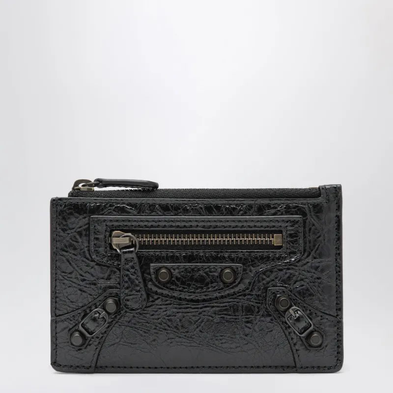 Black Le City Cardholder With Coin Pocket made by Balenciaga