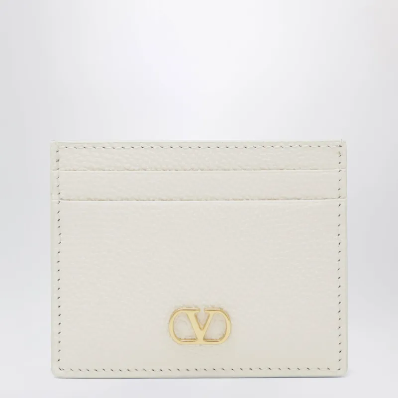Vlogo Signature Ivory Cardholder sold by Wanan Luxury