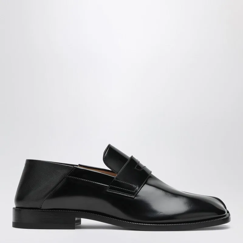 Tabi Loafer In Black Leather made by Maison Margiela