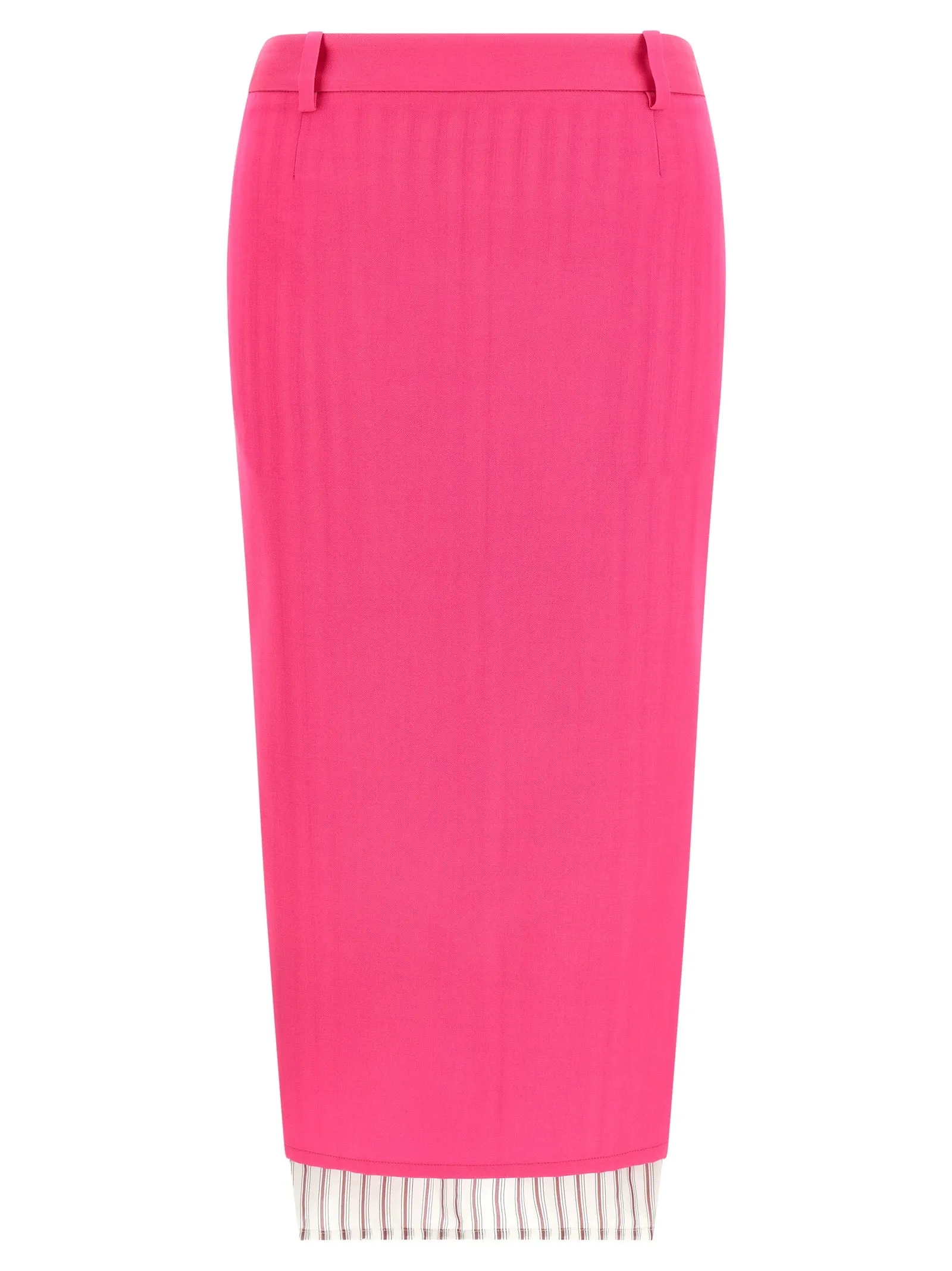 Double Layer Skirt Skirts Fuchsia sold by Wanan Luxury