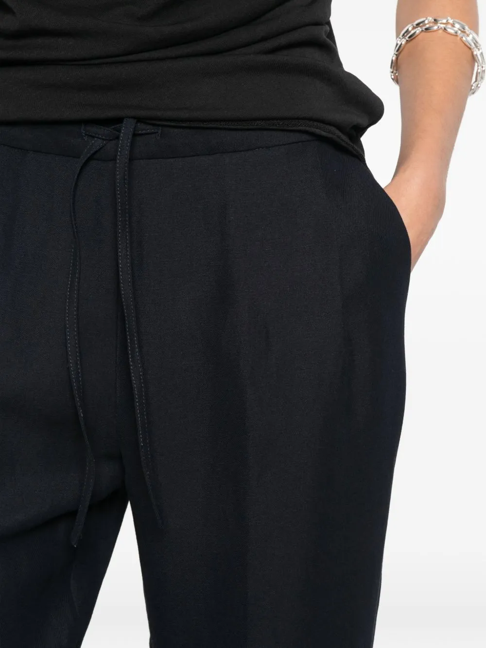 Linen Blend Trousers sold by Wanan Luxury product image thumbnail 3