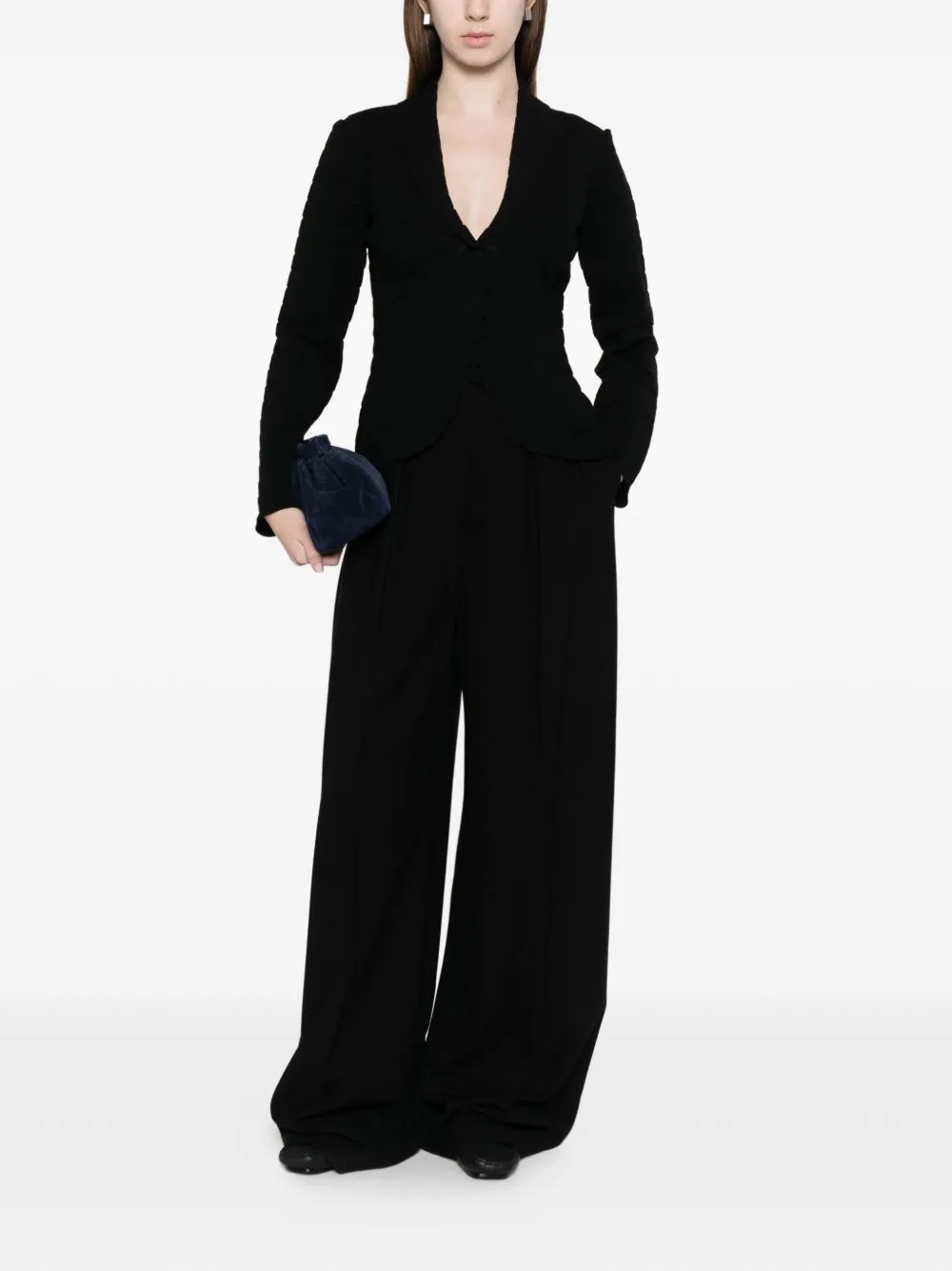 Single-Breasted Blazer Jacket sold by Wanan Luxury product image thumbnail 5