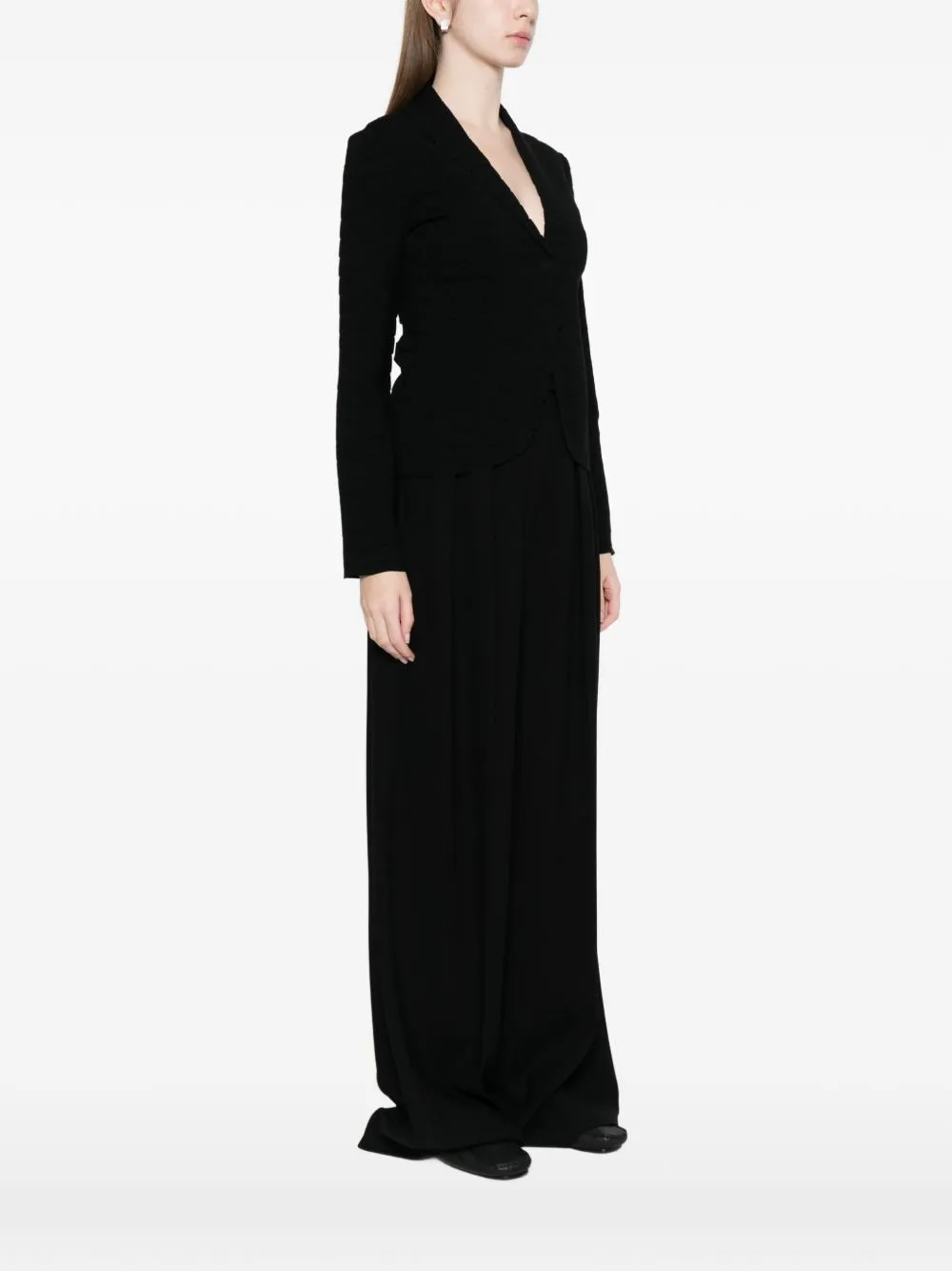 Single-Breasted Blazer Jacket sold by Wanan Luxury product image thumbnail 2