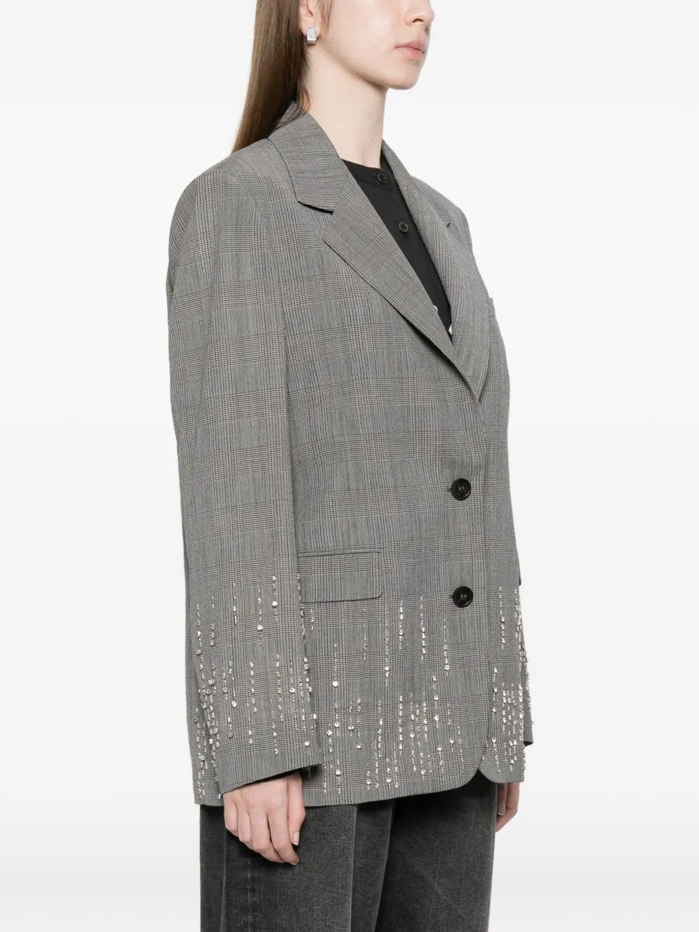 Wool Single-Breasted Jacket sold by Wanan Luxury product image thumbnail 4