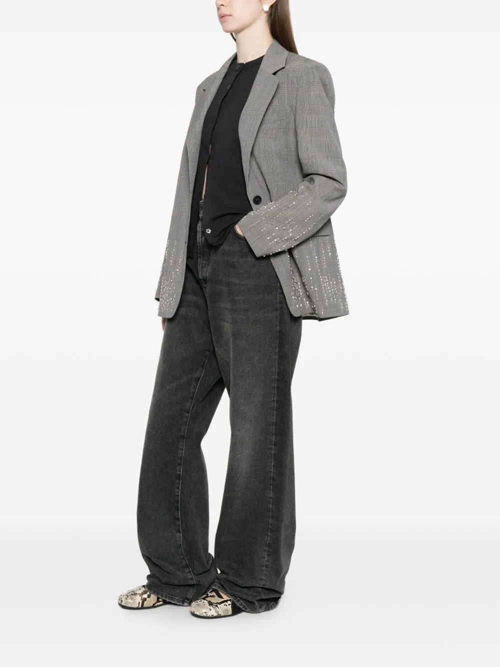 Wool Single-Breasted Jacket sold by Wanan Luxury product image thumbnail 2
