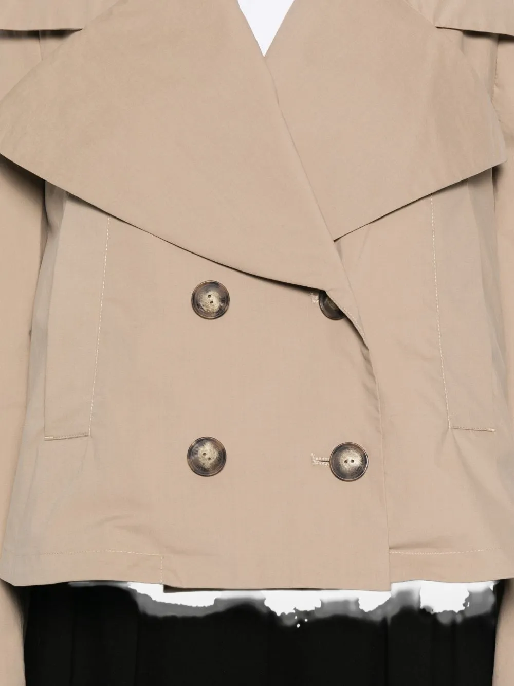 Cotton Double-Breasted Jacket sold by Wanan Luxury product image thumbnail 5