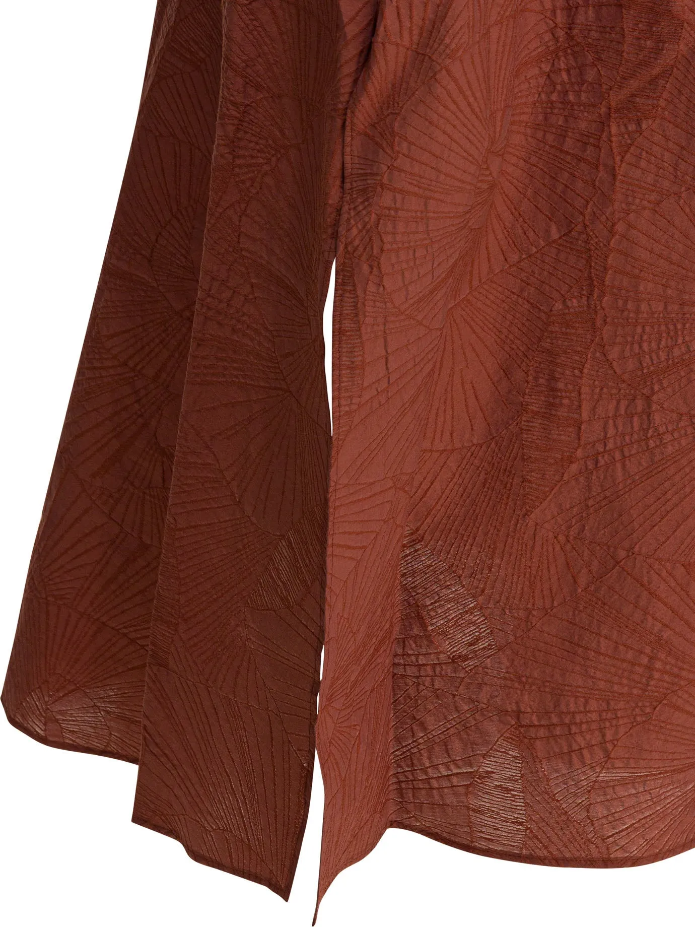 Long Trapeze Dress Dresses Orange sold by Wanan Luxury product image thumbnail 4