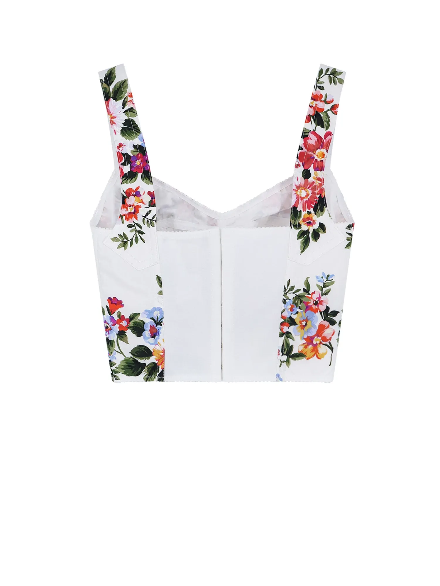 Cotton Blend Bustier Top sold by Wanan Luxury product image thumbnail 2
