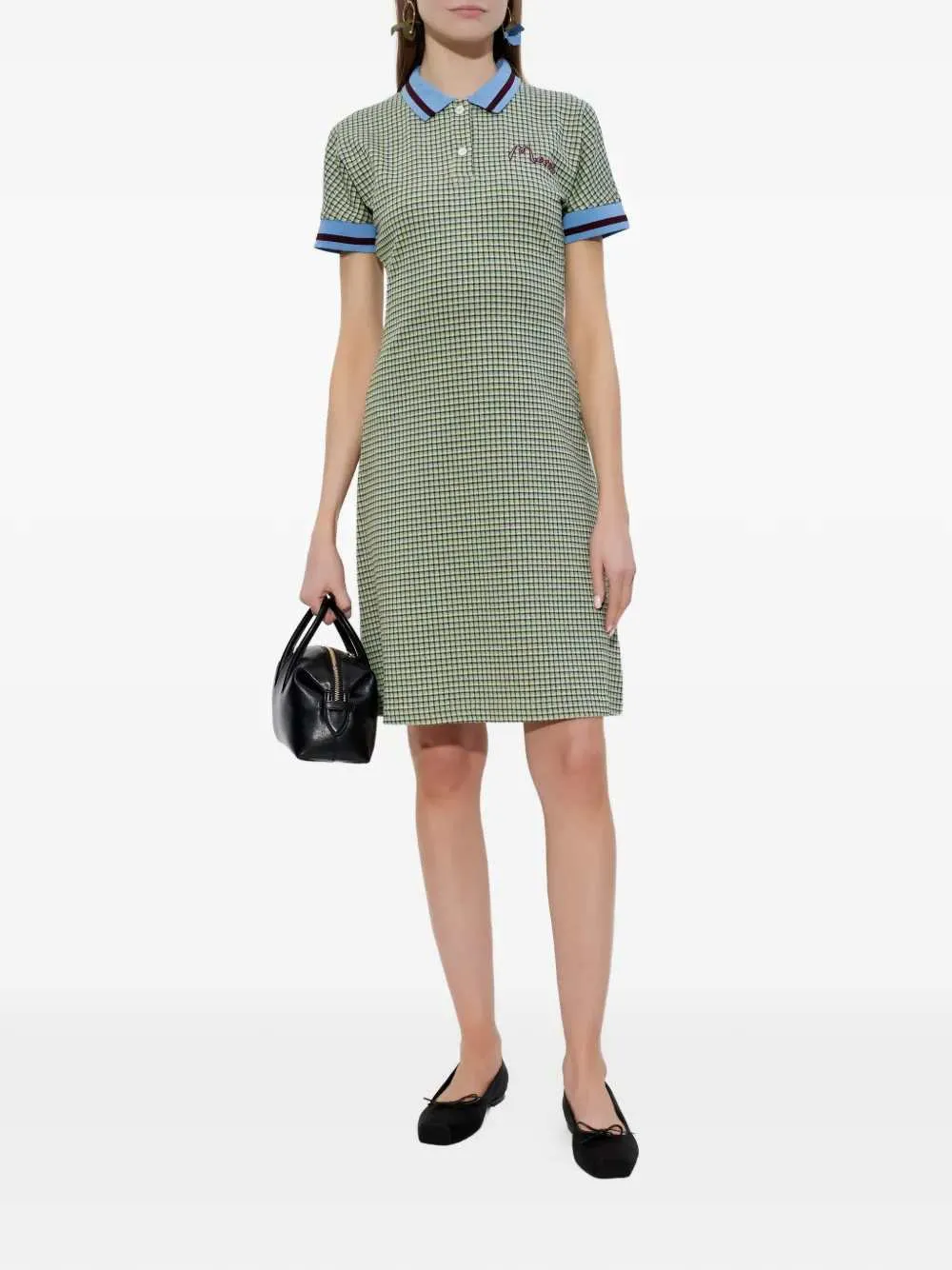 Short Checked Dress sold by Wanan Luxury product image thumbnail 2