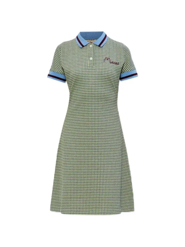 Short Checked Dress made by Marni