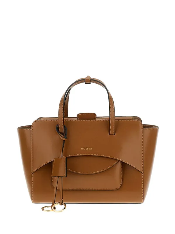 Flap Medium Leather Tote made by Wanan Luxury