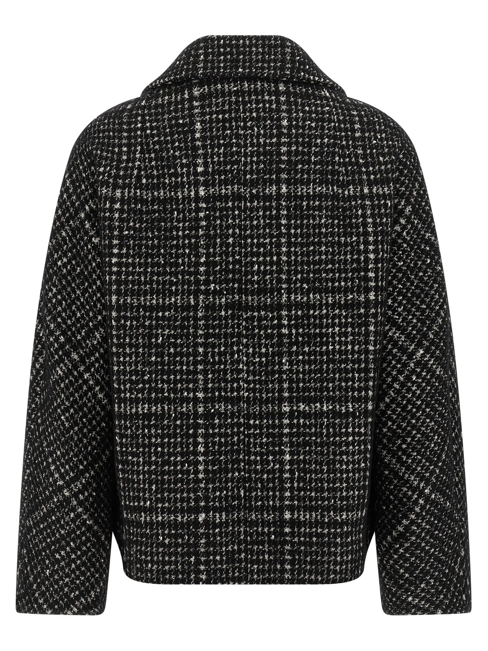 Houndstooth Coat Coats And Trench Coats White/Black sold by Wanan Luxury product image thumbnail 2