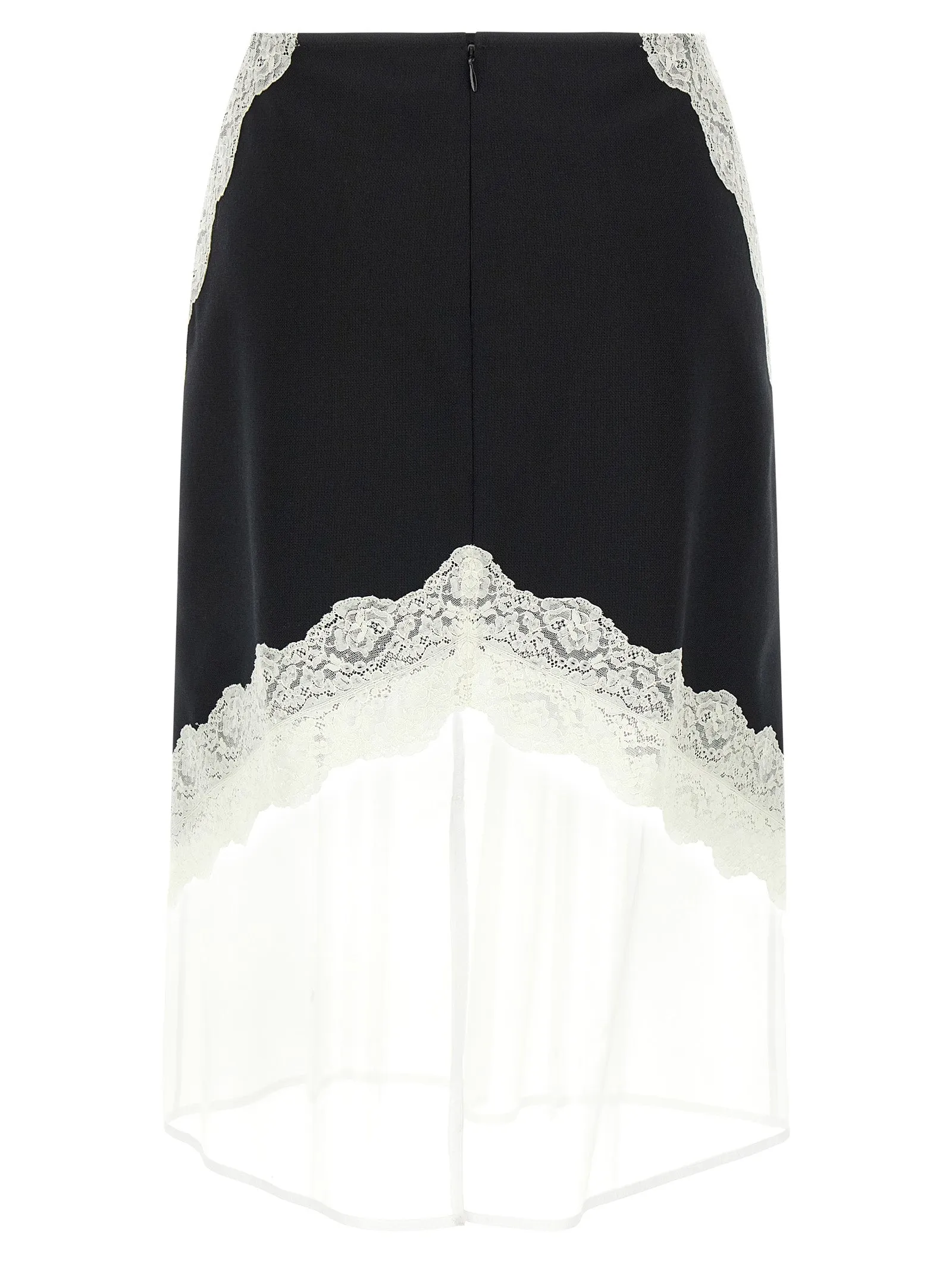 Organza Lace Wool Skirt Skirts White/Black sold by Wanan Luxury product image thumbnail 2