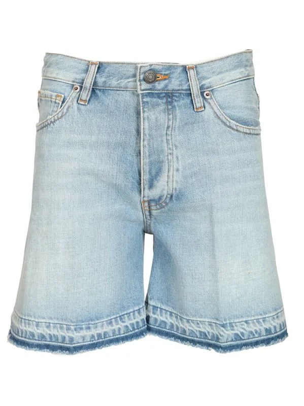 Denim Shorts Trousers Light Blue sold by Wanan Luxury