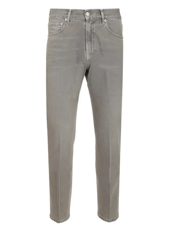 Pantaloni 5 Tasche Trousers Grey made by Wanan Luxury