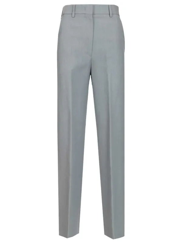 Tailored Trousers Light Blue made by Wanan Luxury