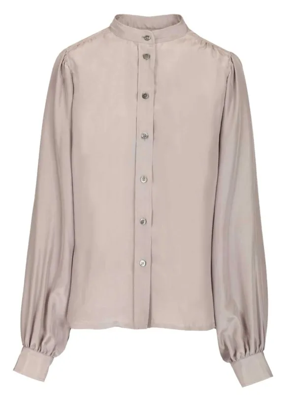Silk Shirt Shirts Grey made by Wanan Luxury