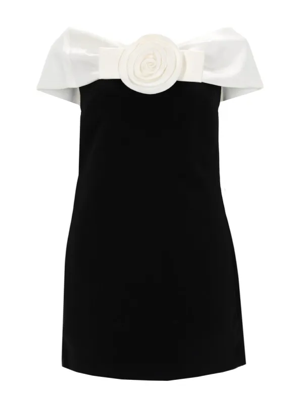 Mini Dress With Flower Detail sold by Wanan Luxury