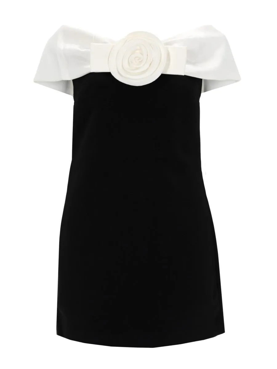 Mini Dress With Flower Detail sold by Wanan Luxury