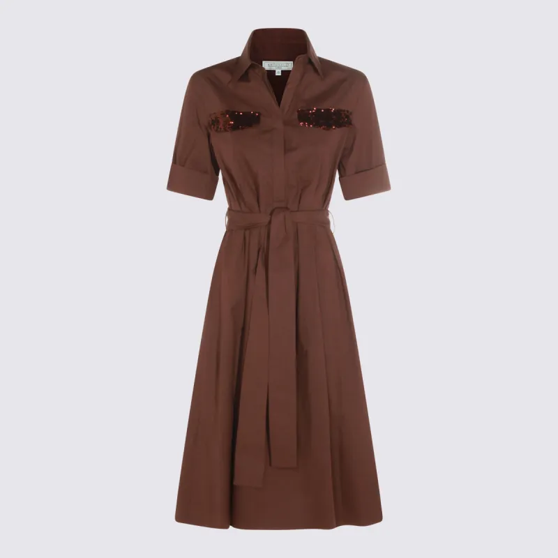 Dresses Marroni made by Wanan Luxury