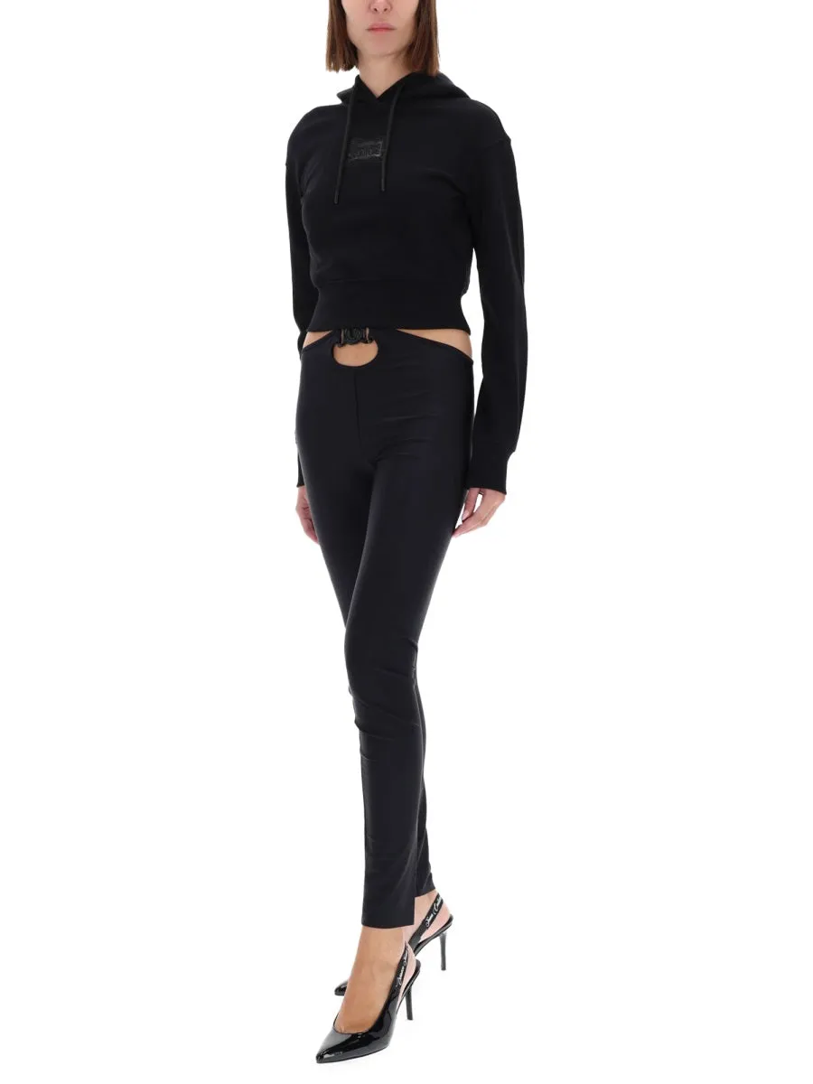 Cropped Sweatshirt With "Baroque" Logo Patch sold by Wanan Luxury product image thumbnail 2