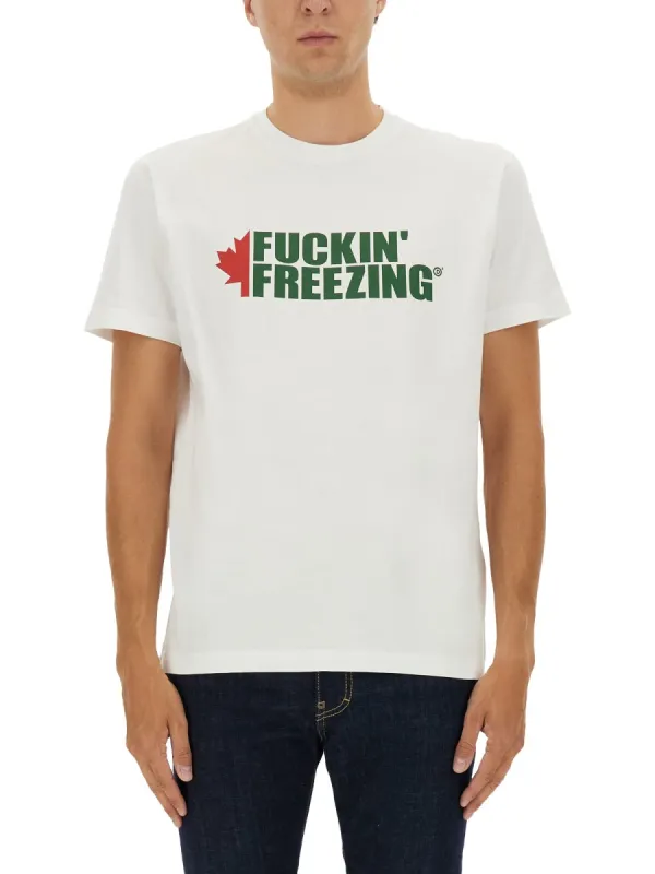 T-Shirt With Print made by DSQUARED2