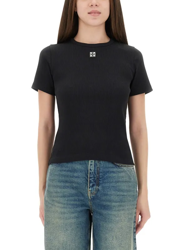Ribbed Cotton T-Shirt sold by Wanan Luxury