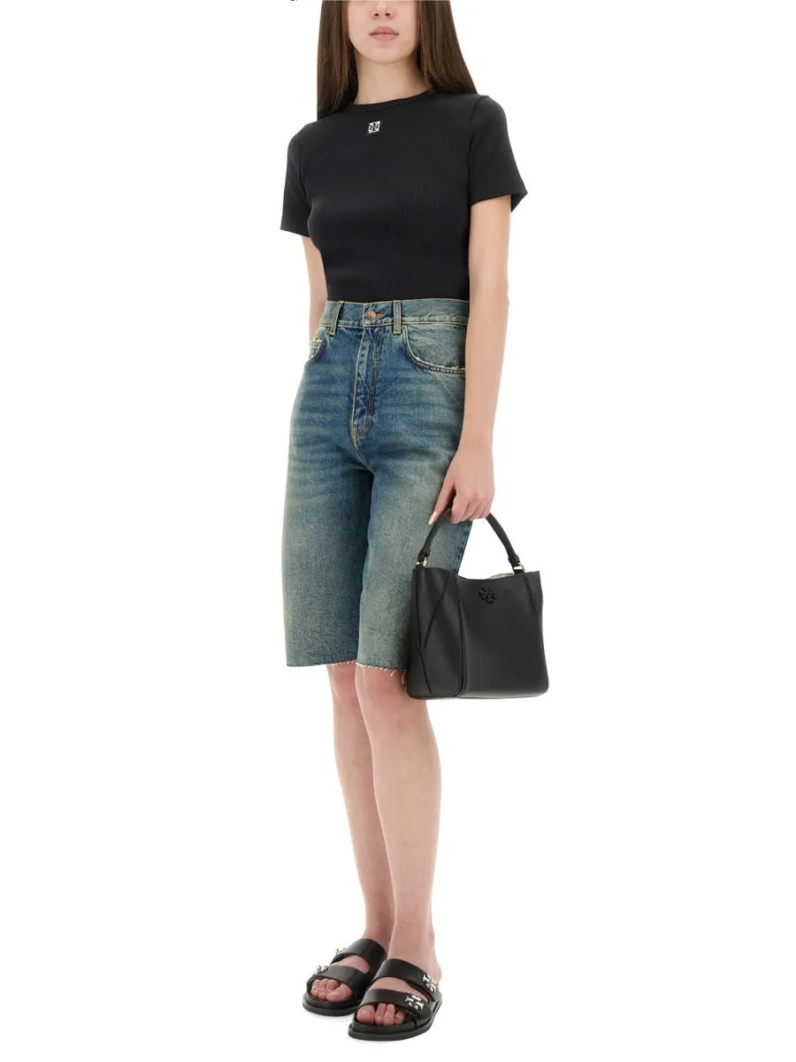 Ribbed Cotton T-Shirt sold by Wanan Luxury product image thumbnail 2