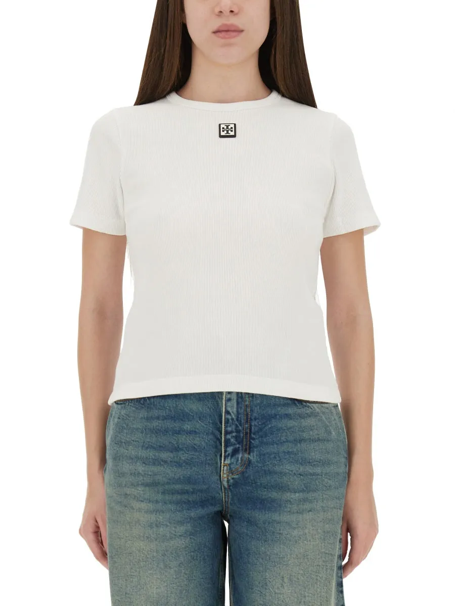 Ribbed Cotton T-Shirt sold by Wanan Luxury