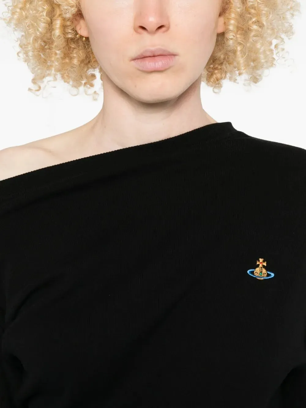 Ls Hebo Asymmetric Neck Top sold by Wanan Luxury product image thumbnail 4