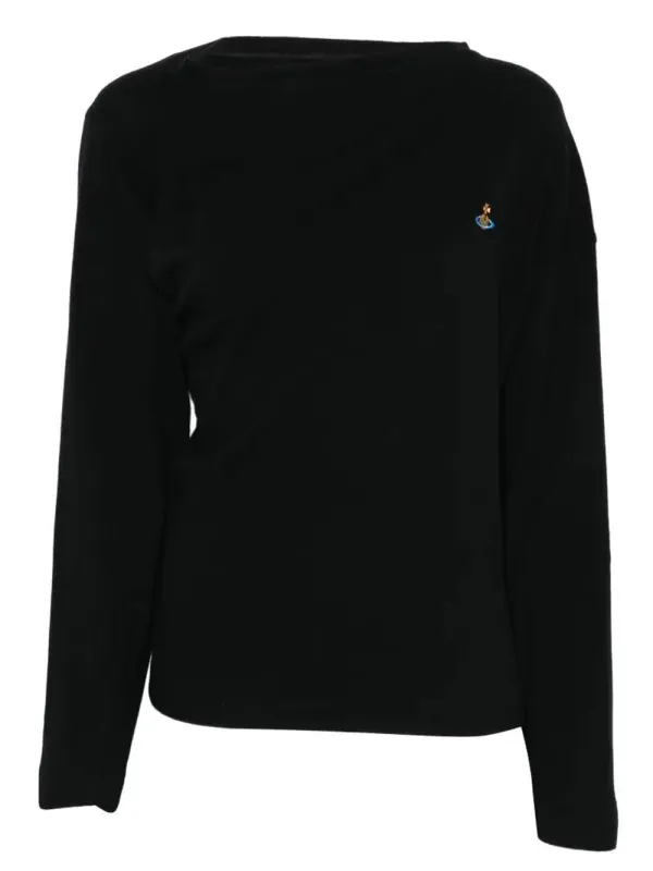 Ls Hebo Asymmetric Neck Top sold by Wanan Luxury