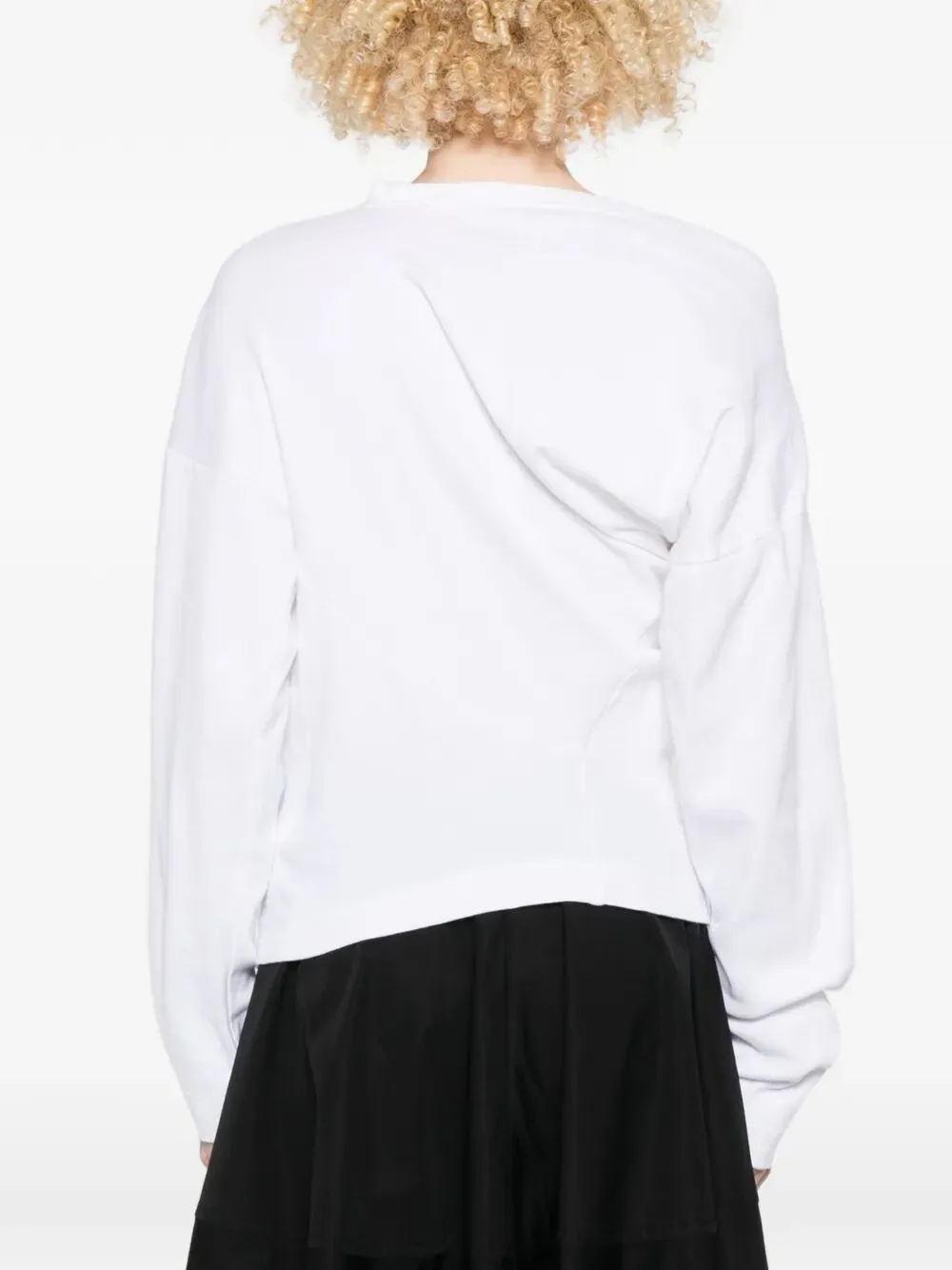 Ls Hebo Asymmetric Neck Top sold by Wanan Luxury product image thumbnail 3