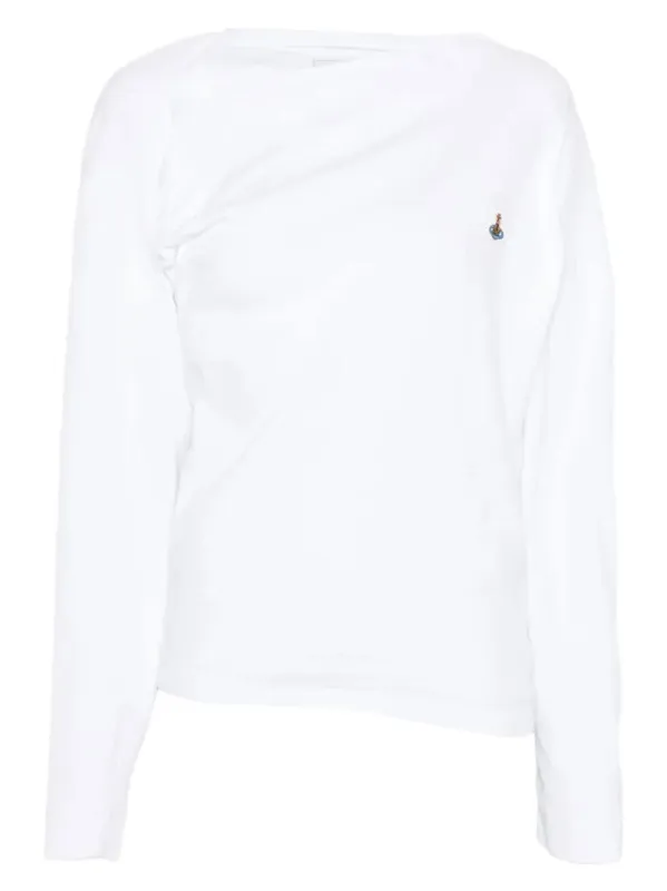 Ls Hebo Asymmetric Neck Top made by Vivienne Westwood