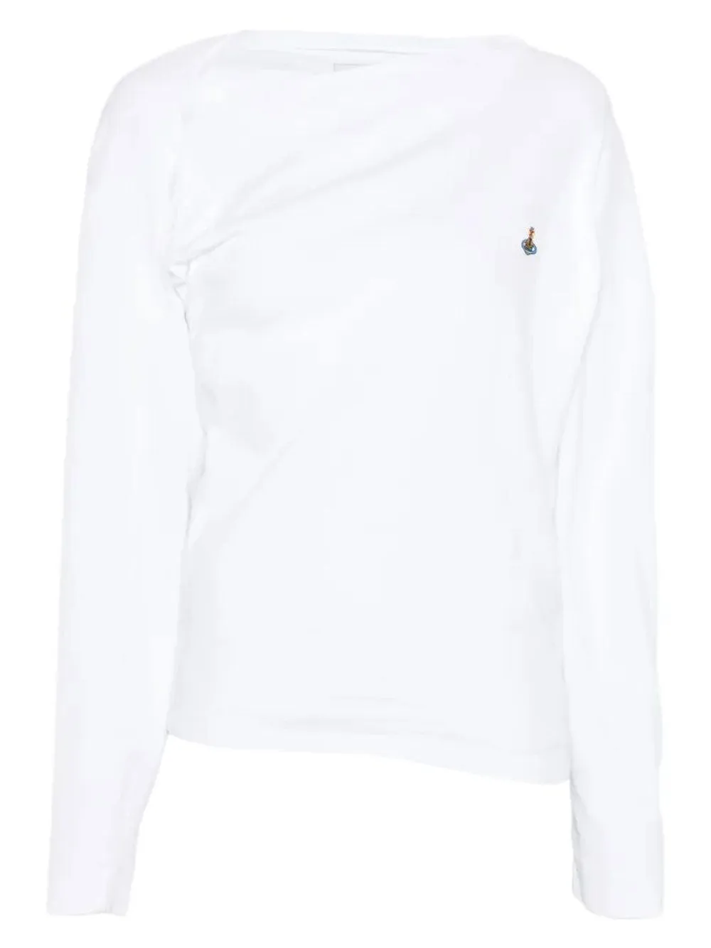 Ls Hebo Asymmetric Neck Top sold by Wanan Luxury