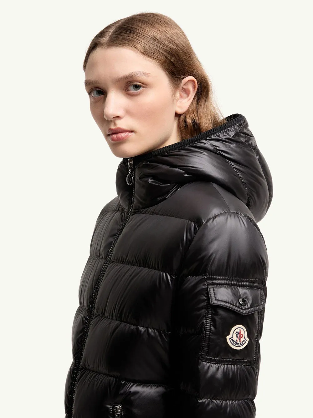 Glesse Hooded Short Down Jacket sold by Wanan Luxury product image thumbnail 5