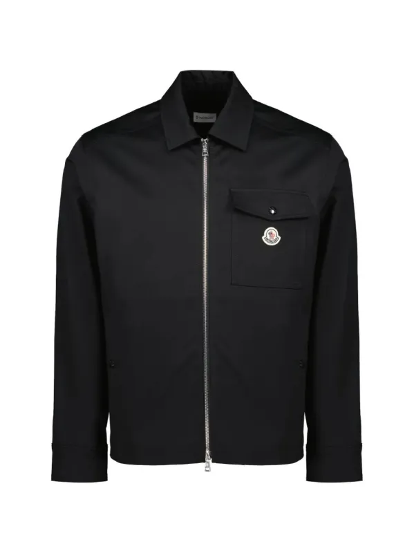 Cotton Blend Gabardine Shirt Jacket made by Moncler